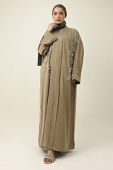 PRESTIGE MOTIF ABAYA-GREEN
