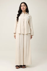 PALM SOFT WIDE CO_ORD-BEIGE