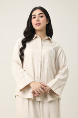 PALM SOFT WIDE CO_ORD-BEIGE