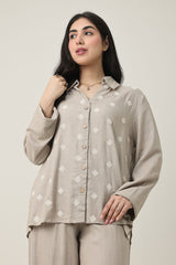 PURE FORM LOUNGE SET-KHAKI
