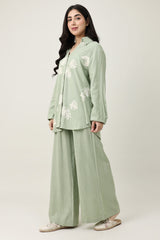 MONSOON LEAF CO-ORD-GREEN