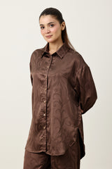 GRACE APPEARANCE CO_ORD-COFFEE