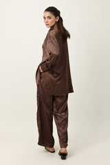 GRACE APPEARANCE CO_ORD-COFFEE