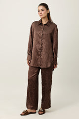 GRACE APPEARANCE CO_ORD-COFFEE