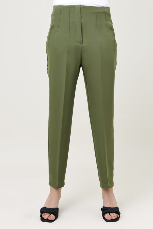 RUNWAY RHYTHM POWER PANT-OLIVE