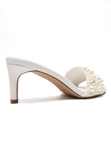 ONYX GLOW EMBELLISHED HEEL-OFFWHITE