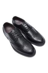 IMPERIAL WINGTIP BROGUES-BLACK