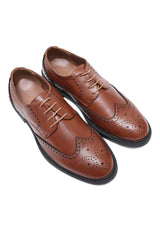 IMPERIAL WINGTIP BROGUES-TAN