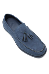 LUXE TASSEL COMFORT LOAFERS-NAVY