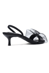LUXE MESH WHISPER HEEL-BLACK