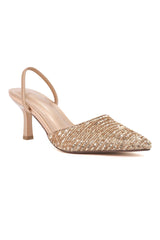 SPARK SHINE SINGBACK HEEL-GOLD