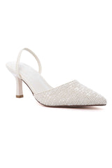 SPARK SHINE SINGBACK HEEL-WHITE