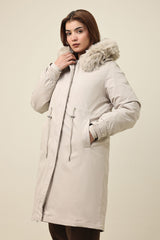 SHEARLING AVIATOR JACKET-CREAM