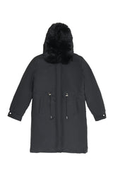 SHEARLING AVIATOR JACKET-BLACK