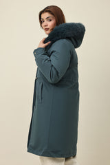 SHEARLING AVIATOR JACKET-BLUE