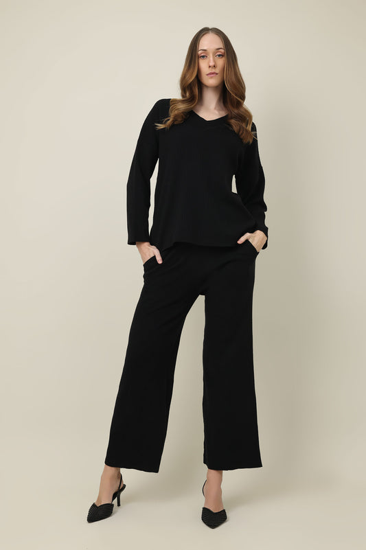 LINEA FLO CO-ORD-BLACK