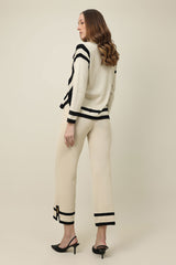 VARSITY MOD CO-ORD SET-BEIGE