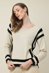 VARSITY MOD CO-ORD SET-BEIGE