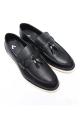 SUPERIOR TUSSEL LOAFER-BLACK