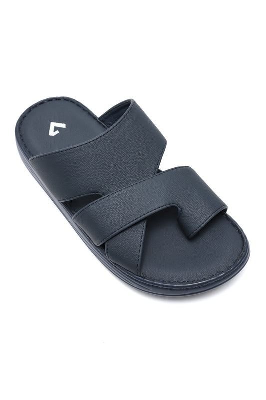 DUAL STRAP SANDALS-NAVY