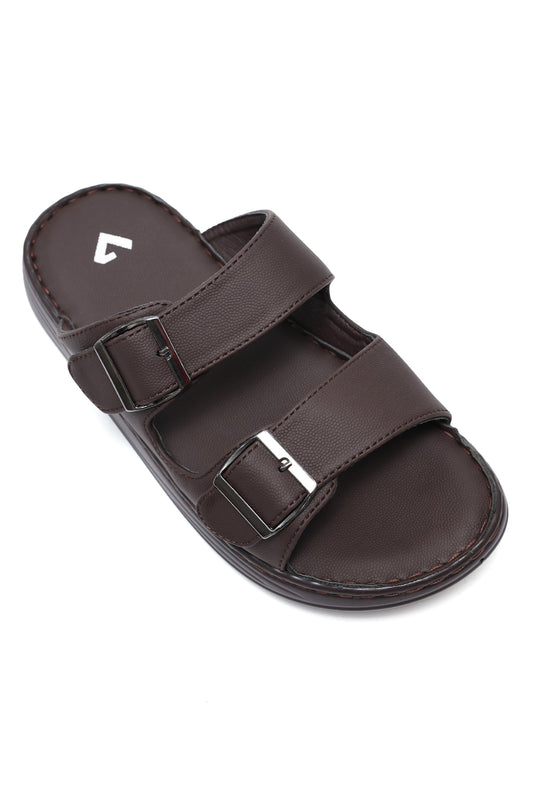 SMART STRAP LEISURE SANDALS-COFFEE