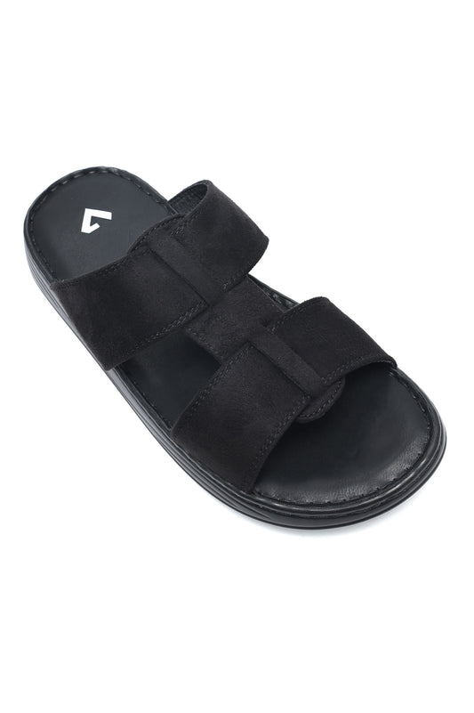 PRESTIGE SOFTLINK SANDALS-BLACK