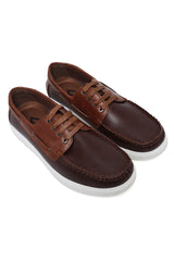 PRESTIGE MARINER SHOES-COFFEE