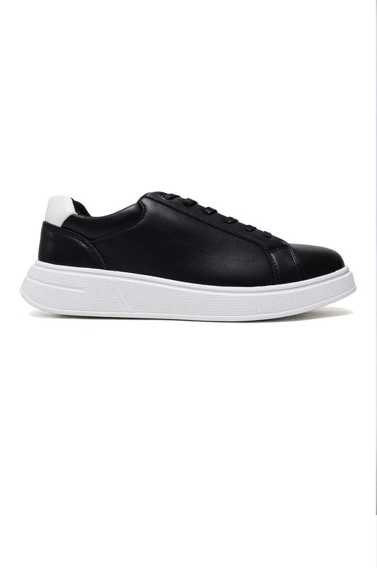 STREET LACE SNEAKERS-BLACK