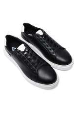 STREET LACE SNEAKERS-BLACK