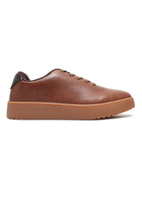 AERON PERFORATED CASUAL SNEAKERS-BROWN