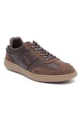 PERFORA COURT SNEAKER-COFFEE