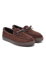BOWLINE SUEDE LOAFER-COFFEE