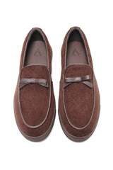 BOWLINE SUEDE LOAFER-COFFEE