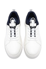 QUICKLOCK COURT SNEAKER-WHITE/NAVY