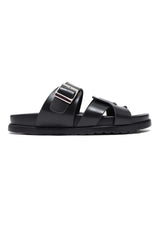 PRESTIGE COMFORT STRAP SANDALS-BLACK