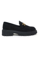 CHUNKY LOAFERS-BLACK