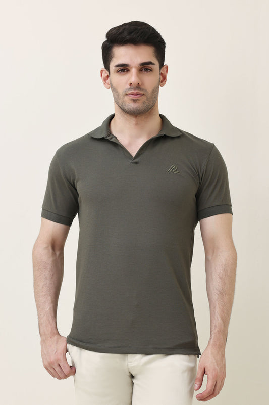 MODCRAFT ESSENTIAL POLO-OLIVE