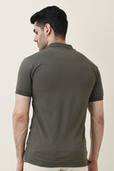 MODCRAFT ESSENTIAL POLO-OLIVE