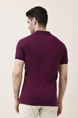 MODCRAFT ESSENTIAL POLO-MAROON