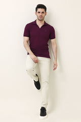 MODCRAFT ESSENTIAL POLO-MAROON