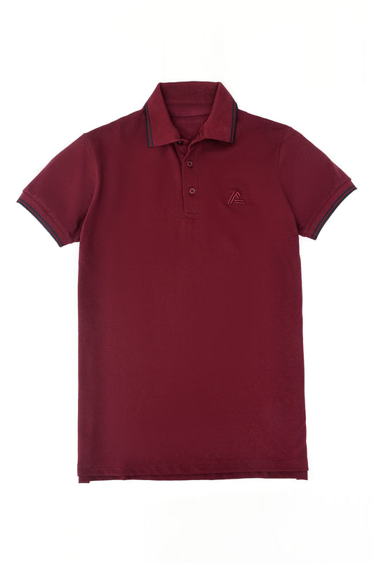 POLO T-SHIRT-MAROON