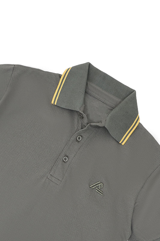 POLO T-SHIRT-OLIVE