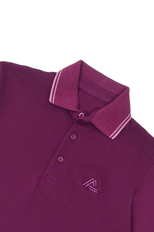 POLO T-SHIRT-PURPLE