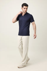 SMART FALL CASUAL BOTTOM-ASH/WHT