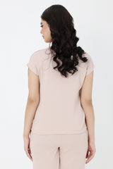 SEASONAL BLEND CO-ORD SET-BEIGE