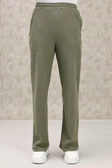 ELITE LOUNGE STRAIGHT-LEG JOGGERS-OLIVE
