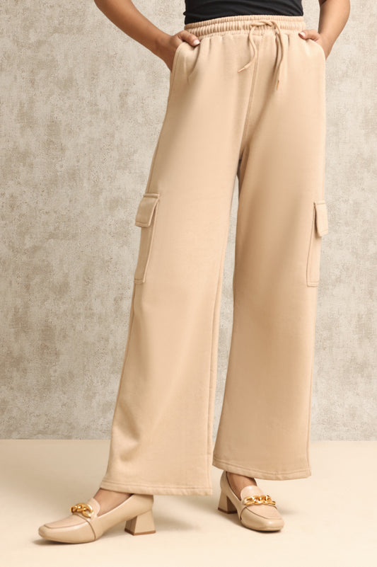 RELAXED FIT TROUSER-KHAKI