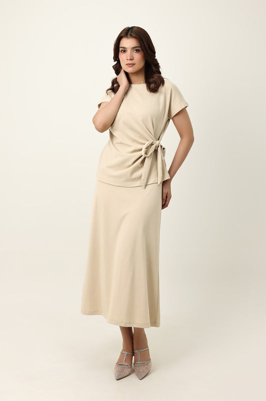 POISED LUXURIOUS PREMIUM CO_ORD-BEIGE