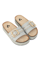SUNWEAVE COMFORT SLIDE-BEIGE