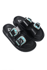 TURQUOISE DELUX COMFORT COMFY-BLACK